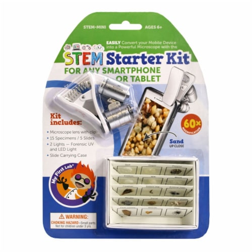 My First Lab STEM Starter Kit, Slides, & Microscope Accessories, 1 Kroger
