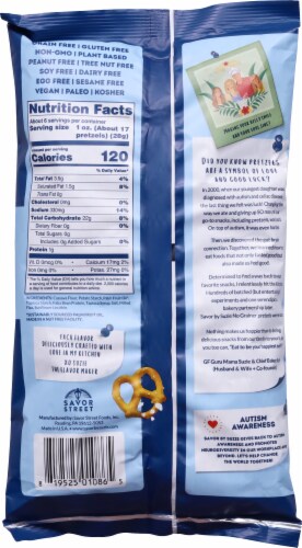 Savor by Suzie Sea Salt Grain-Free Pretzels Perspective: back