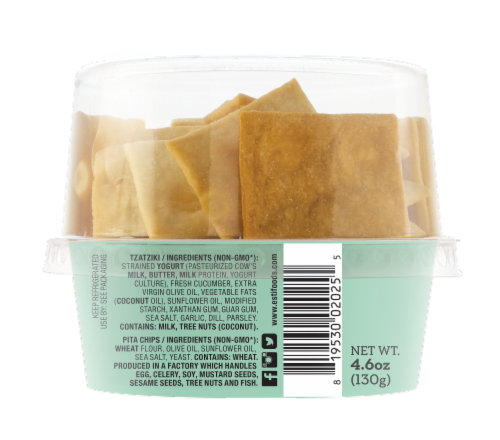 Esti Tzatziki® Dip with Pita Chips Perspective: back