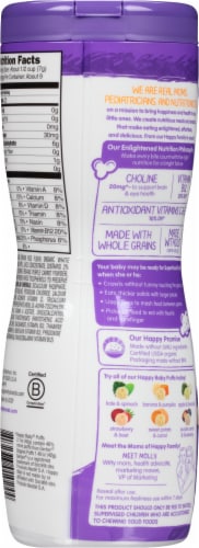Happy Baby® Organics Superfood Puffs Purple Carrot & Blueberry Grain Snack Perspective: back