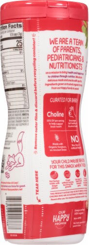 Happy Baby® Strawberry & Beet Gluten-Free Organic Superfood Puffs Snacks Perspective: back