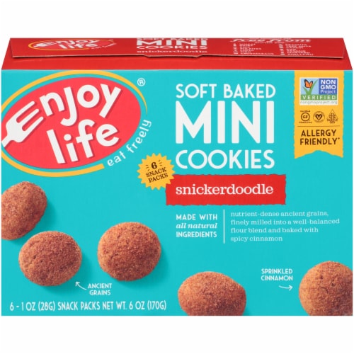 Enjoy Life® Soft Baked Mini Snickerdoodle Cookies Perspective: back