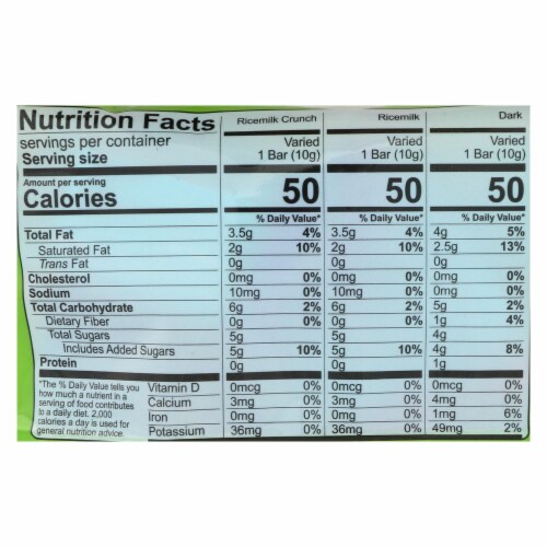 Enjoy Life® Allergy-Friendly Chocolate Squares Minis Variety Pack Perspective: back