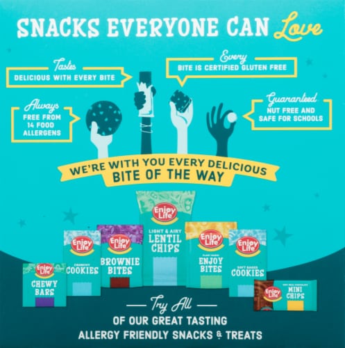 Enjoy Life™ Gluten-Free Berry Medley Breakfast Ovals Perspective: back