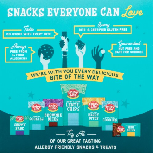 Enjoy Life™ Gluten-Free Berry Medley Breakfast Ovals Perspective: back