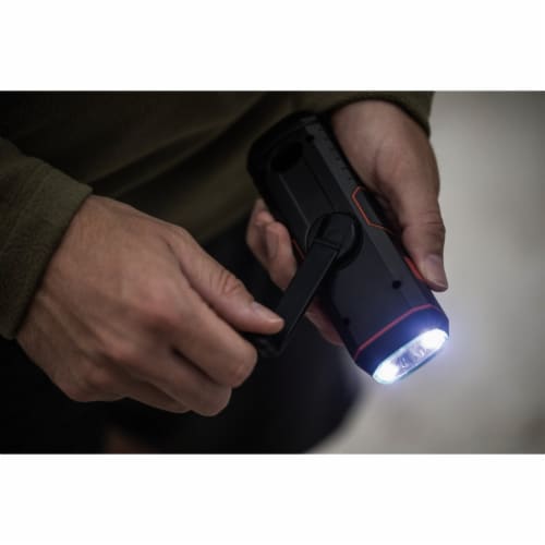 Storm-Proof USB Crank Light Perspective: back