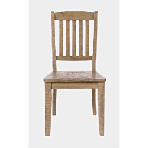 Carlyle Crossing Solid Pine Slatback Dining Chair (Set Of 2) Perspective: back