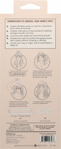 The Satin Heatless Curling Set Perspective: back