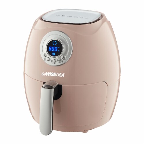 GoWISE USA 2.75-Quart Digital 50 Recipes for your Air Fryer Book, QT, Blush Perspective: back