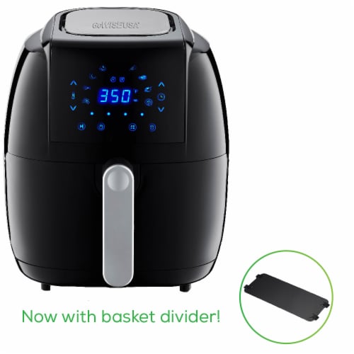 GoWISE USA Electric Air Fryer with Dehydrator - Black/Silver, 7 qt - Kroger