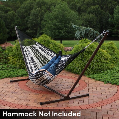 Sunnydaze Powder Coated Steel Beam Hammock Stand Bronze 15 ft 48 Harris Teeter