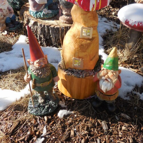 Sunnydaze Gus the Original Gnome Statue 9.5" Outdoor Lawn and Garden Decor 