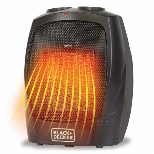 Black + Decker™ 1,500-Watt-Max Personal Desktop Heater with Fan Setting-  Black, 1 ct - Foods Co.