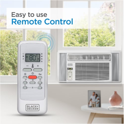 BLACK+DECKER® 6000 BTU Window Air Conditioner with Remote Perspective: back