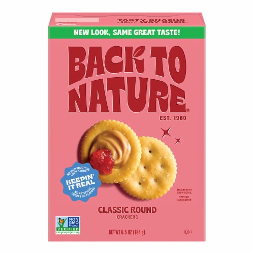 Back to Nature® Classic Round Crackers Perspective: back