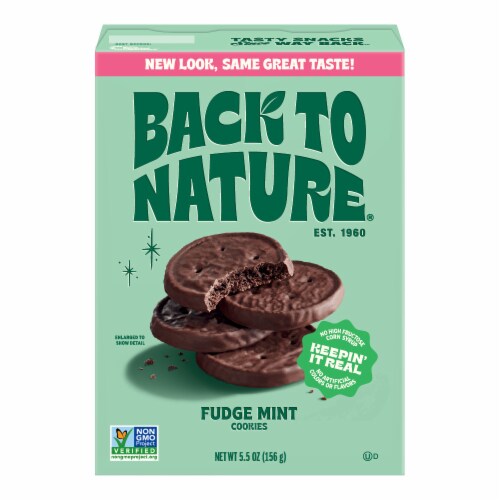 Back to Nature® Fudge Mint Cookies Perspective: back