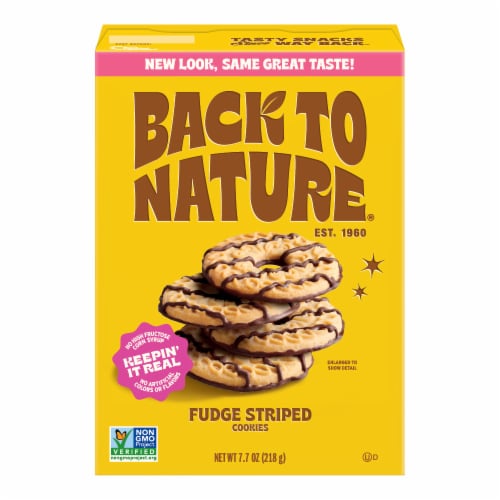 Back to Nature Fudge Striped Cookies Perspective: back