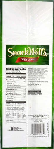 SnackWell's Devils Food Cookie Cakes Multipack 12 Count Perspective: back