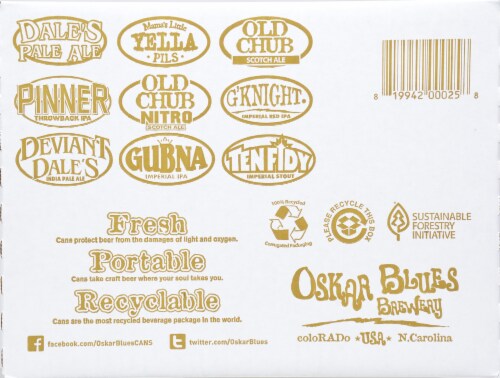 Oskar Blues Throwback Pinner IPA Perspective: back