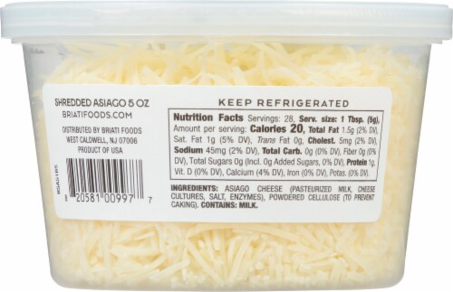 Rio Briati® Shredded Asiago Perspective: back