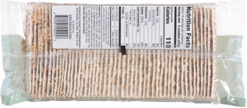Kryssos® Multiseed Flatbread Crackers Perspective: back