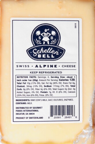 Schellen Bell™ Gruyere Swiss Alpine Cheese Perspective: back