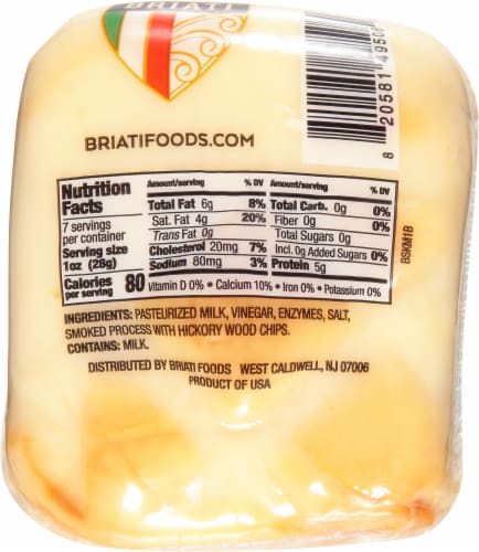 Rio Briati® Smoked Fresh Mozzarella Cheese Perspective: back