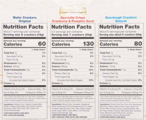 2S Company Variety Pack Crackers Perspective: back
