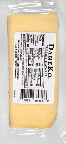 Daneko® Creamy Havarti Cheese Perspective: back