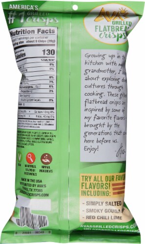 AVA's Italian Spice Grilled Crisps Perspective: back