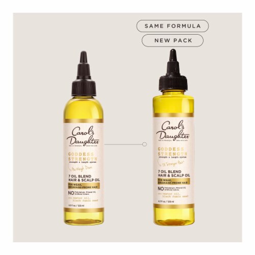 Carol's Daughter Goddess Strength Hair + Scalp Oil For Weak, Breakage Prone Hair Perspective: back