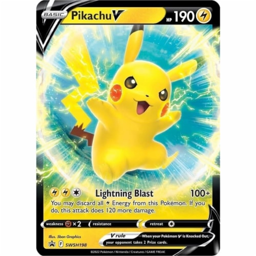 Pokemon: Pikachu V Box Perspective: back