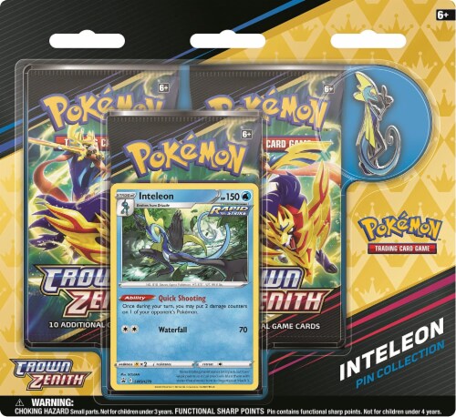 Pokémon TCG: Crown Zenith Pin Collection (One at Random) Perspective: back