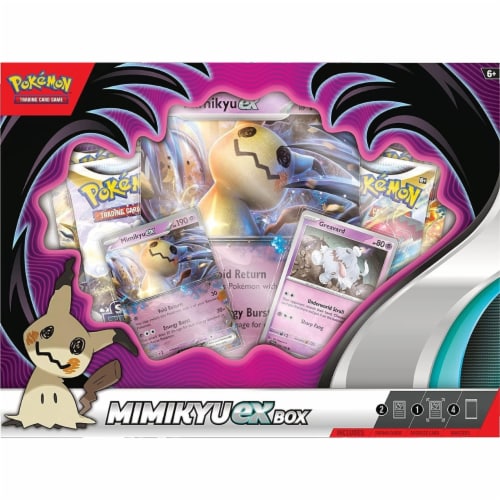 Pokemon™ Mimikyu Ex Box Trading Card Game Perspective: back