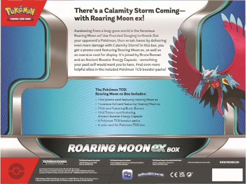 Pokémon Trading Card Game: Roaring Moon ex Box Perspective: back