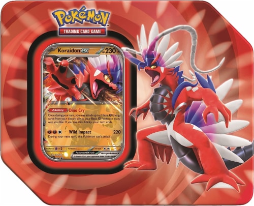 Pokémon™ TCG: Paldea Legends Tin (Random Tin) Perspective: back