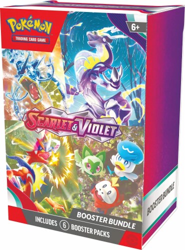 Pokémon Scarlet & Violet Booster Bundle Trading Card Game Perspective: back