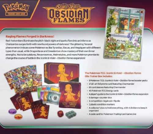 Pokemon Trading Card Game SV3: Scarlet & Violet Obsidian Flames Elite Trainer Perspective: back