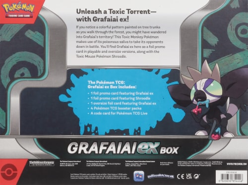 Pokemon™ Trading Card Game Grafaiai ex Box Perspective: back