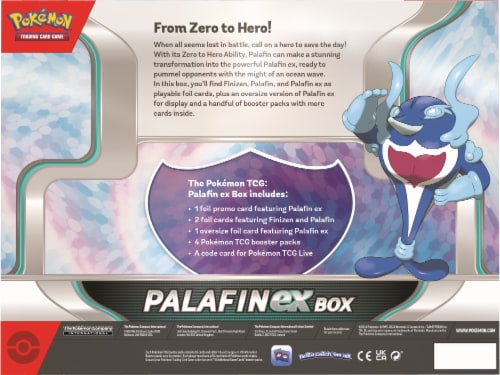 Pokemon Trading Card Game - Palafin ex Box Perspective: back