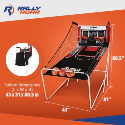 Rally and Roar 2 Player Hoop Shooting Basketball Arcade Game