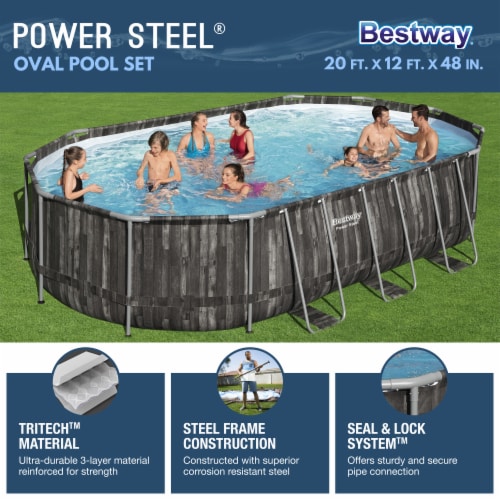 Bestway pool oval hotsell