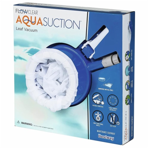 Bestway 58657E-BW Flowclear High Power AquaSuction Pool and Leaf Vacuum with Bag Perspective: back