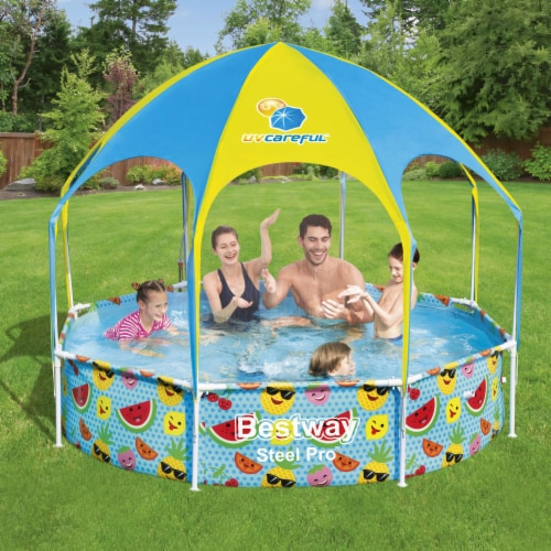 Kids pool outlet with shade