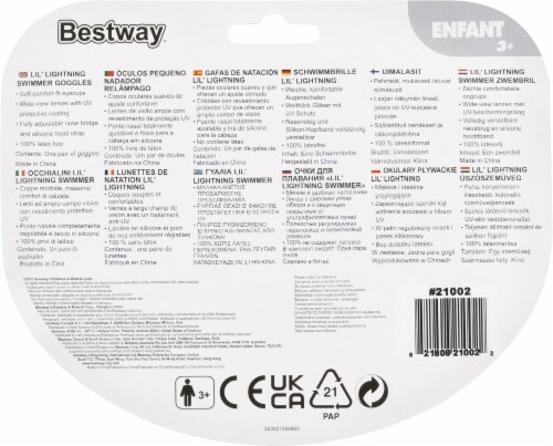 Bestway® Hydro-Swim Child Swimming Goggles - Assorted Colors Perspective: back