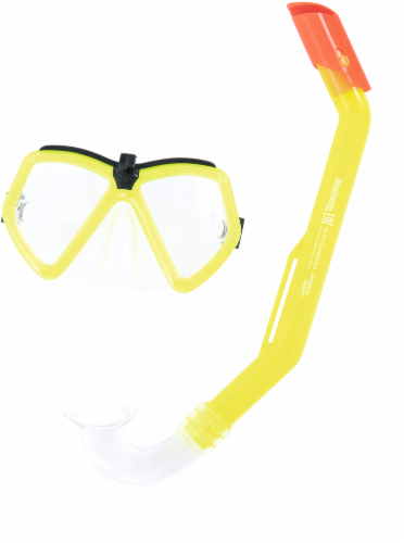 Bestway Hydro Swim Ever Sea Youth Snorkel Set - Yellow/Orange Perspective: back