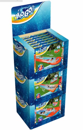 H2OGO™ Triple Slide - Orange/Blue Perspective: back