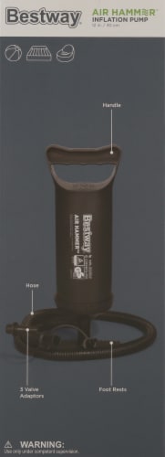 Bestway Air Hammer™ Inflation Hand Pump - Black Perspective: back