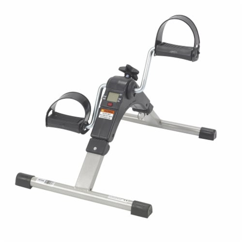 Drive Medical Folding Exercise Peddler with Electronic Display, Black Perspective: back