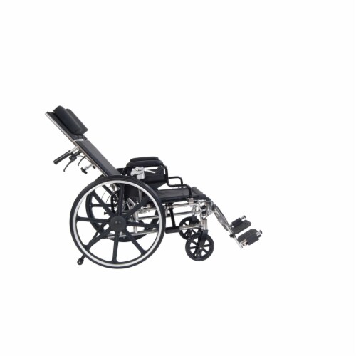 Drive Medical Viper Plus GT Full Reclining Wheelchair, Desk Arms, 16-Inch Seat Width Perspective: back
